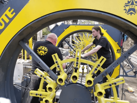 Станок для изготовления каркасов колонн с функцией автоматической сварки ТОРНАДО 15-12